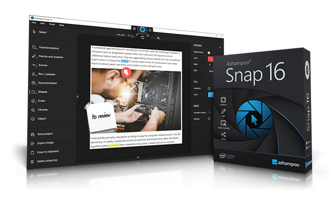 Ashampoo Snap 16.0.7 full
