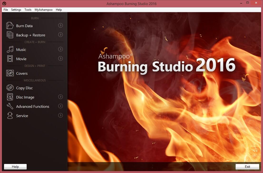 Ashampoo burning studio 2016 advanced full program keys