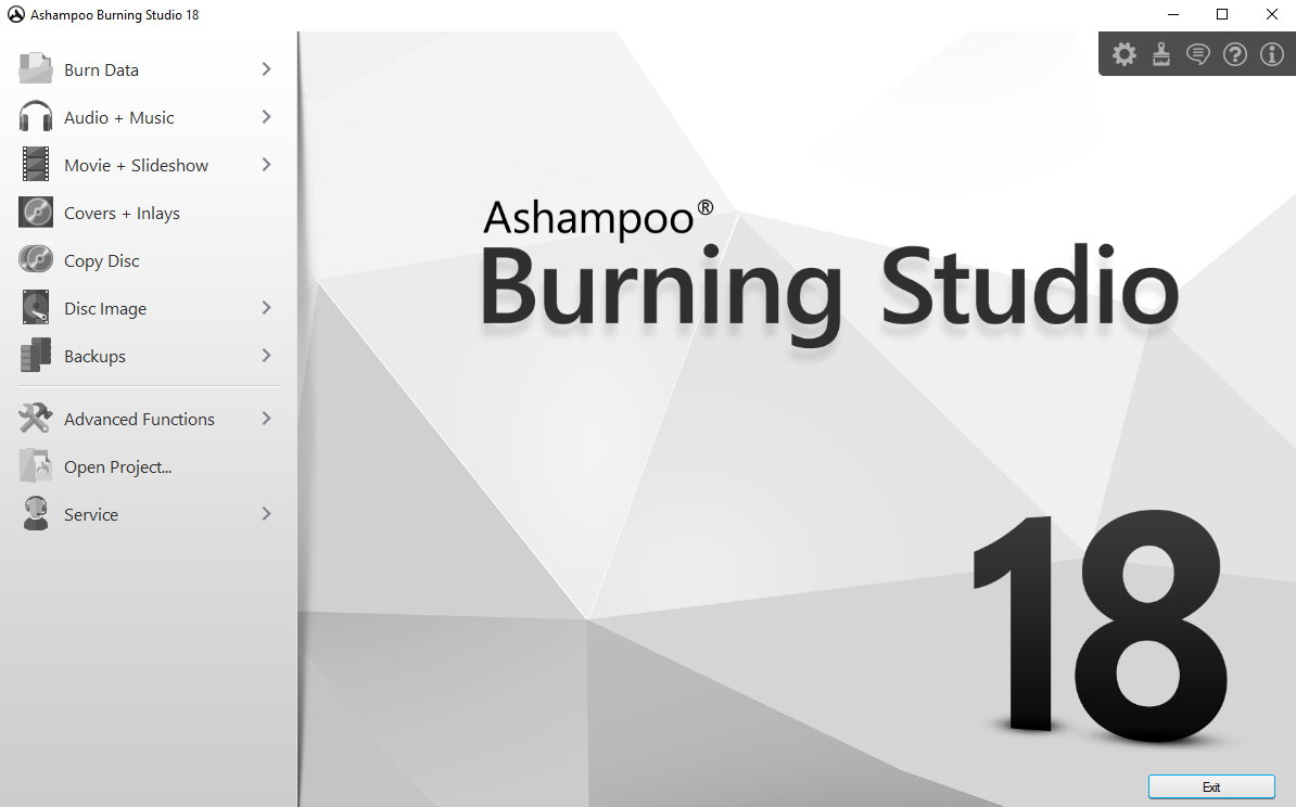 ashampoo burning studio 18 screenshot