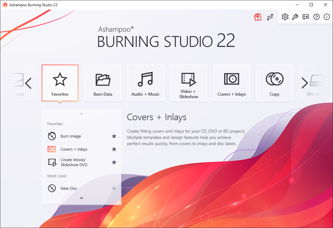ashampoo burning studio 22 screenshot