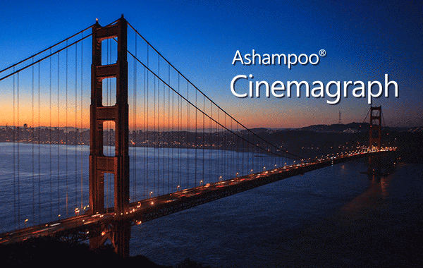 capture d'écran ashampoo cinemagraph exemple bridge