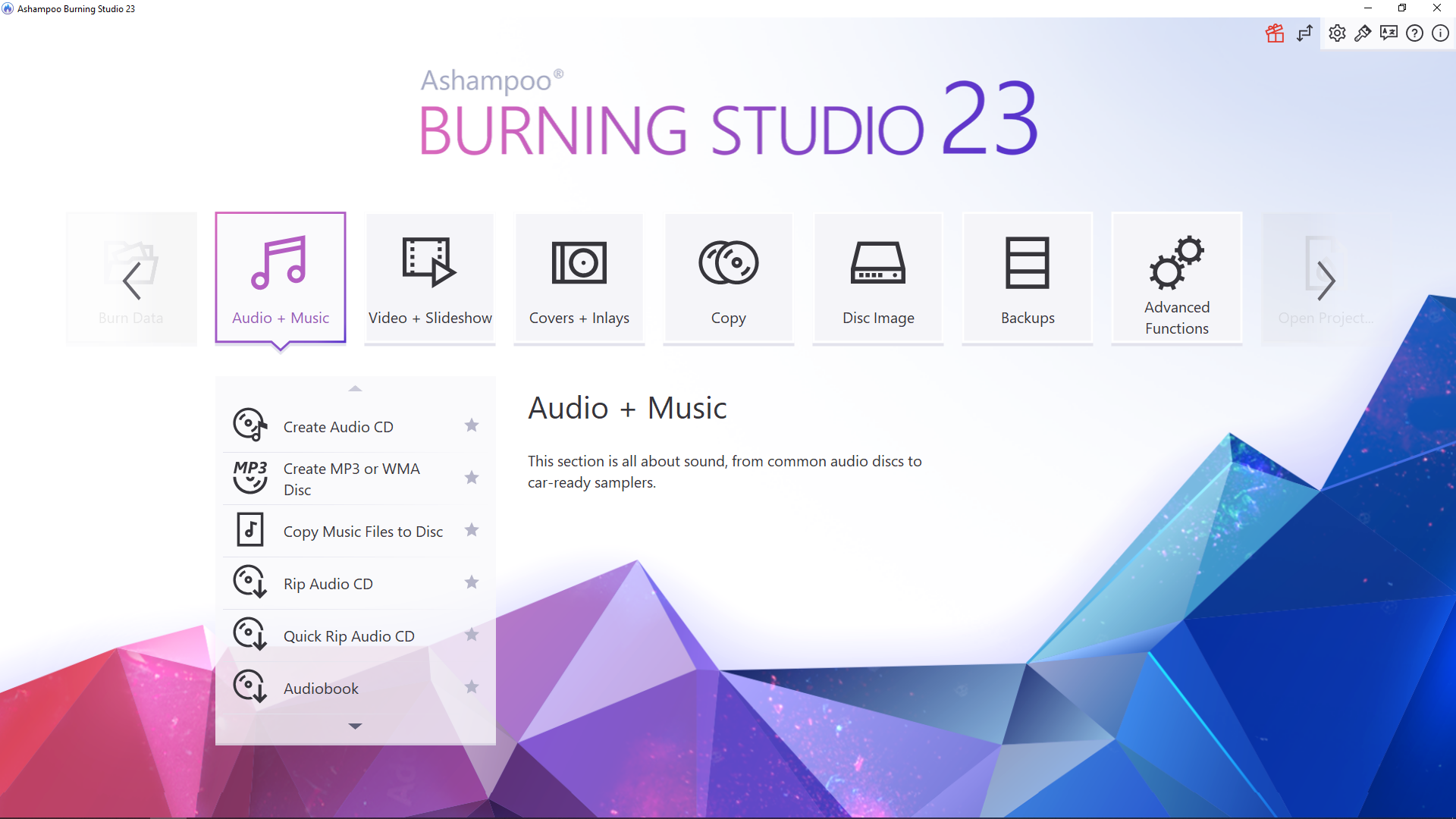 download the last version for windows Ashampoo Burning Studio 25.0.1