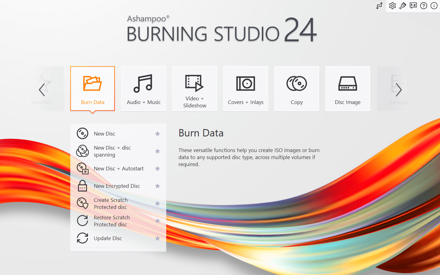 Ashampoo Burning Studio 24 screenshot