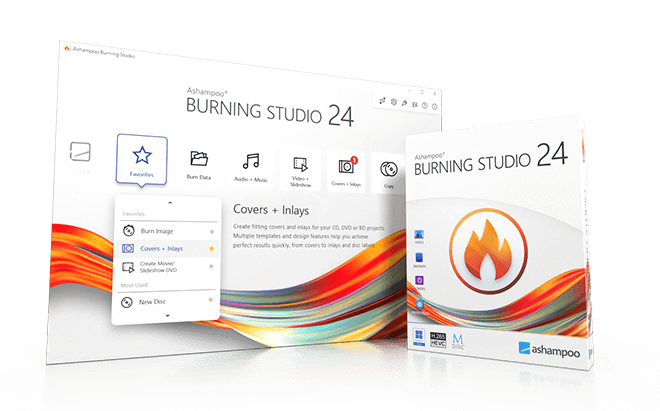 Insecten tellen orkest speler Ashampoo® Burning Studio 24 - Burning Software for CDs, DVDs, Blu-ray Discs