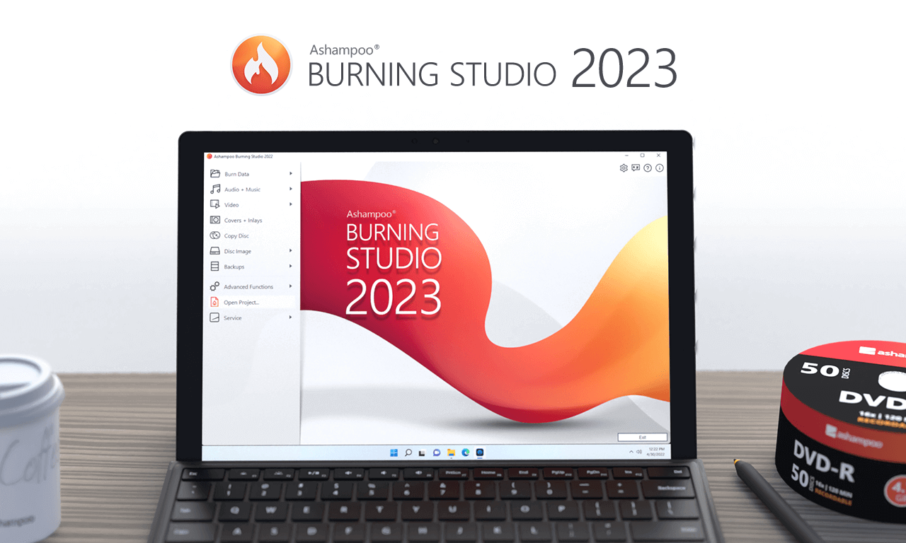 Ashampoo® Burning Studio 2023 - Burning application for CDs, DVDs and Blu-ray