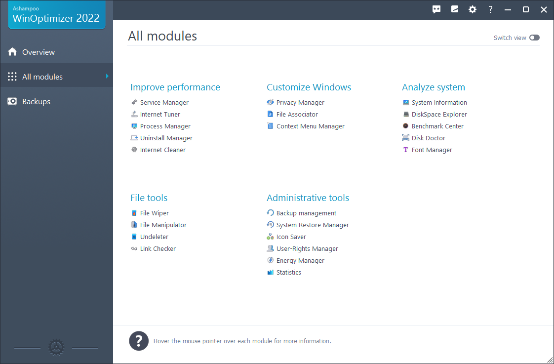 Ashampoo WinOptimizer 3
