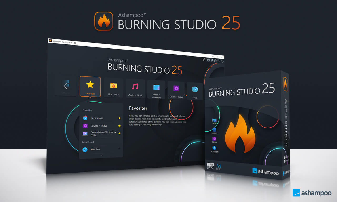 Ashampoo Burning Studio 25 - Presentation