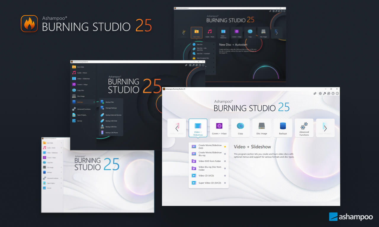 Ashampoo Burning Studio 25 - Themes