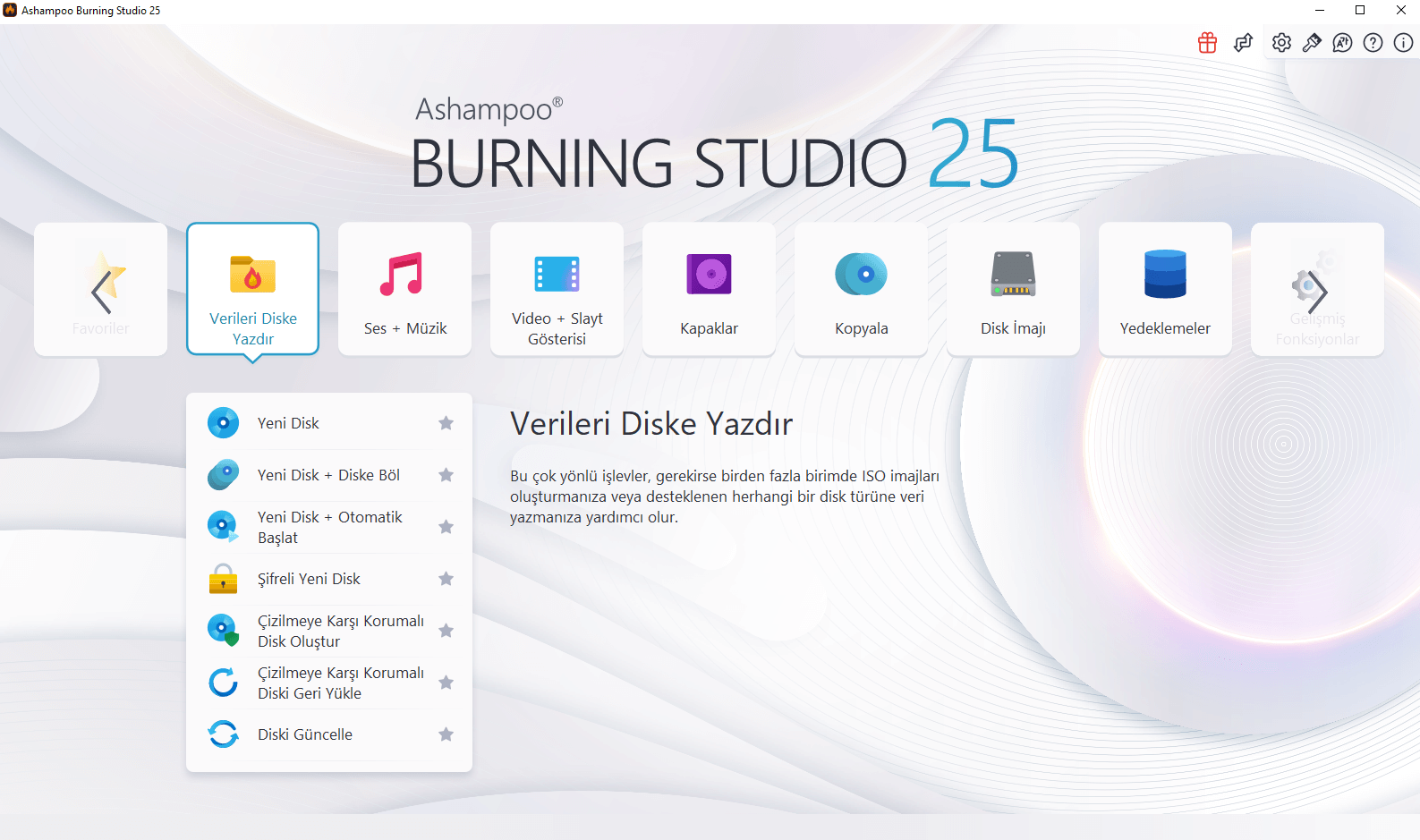 Ashampoo Burning Studio 25 - Design 