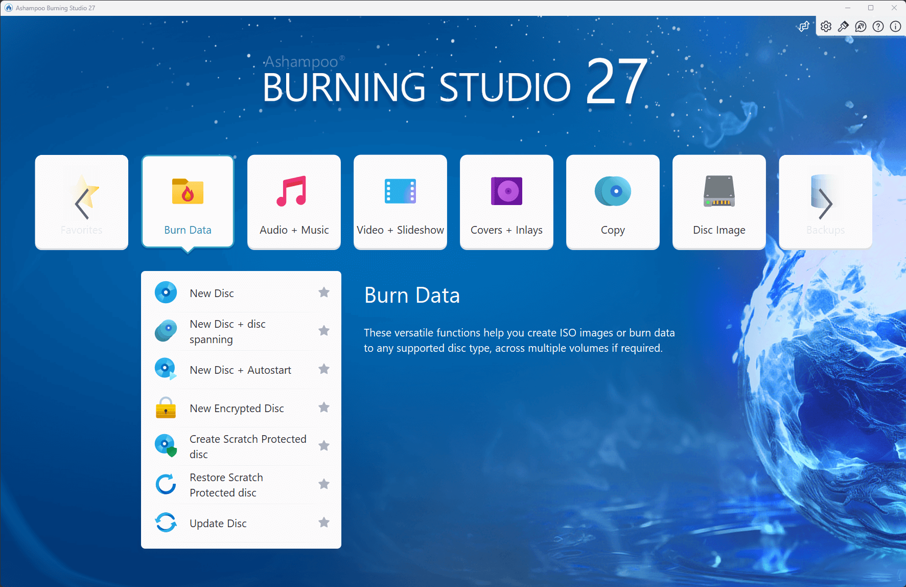 Ashampoo® Burning Studio 27 - Light Skin