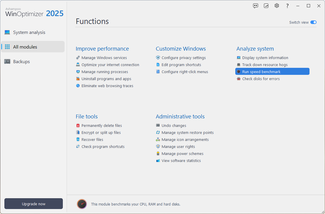 Ashampoo® WinOptimizer 2025