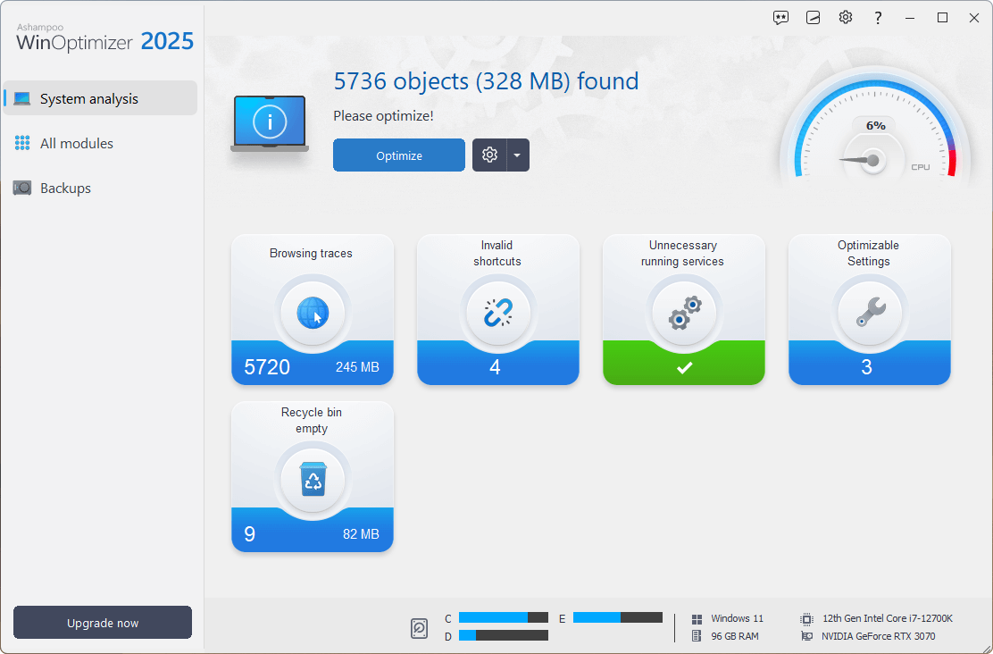 Ashampoo® WinOptimizer 2025