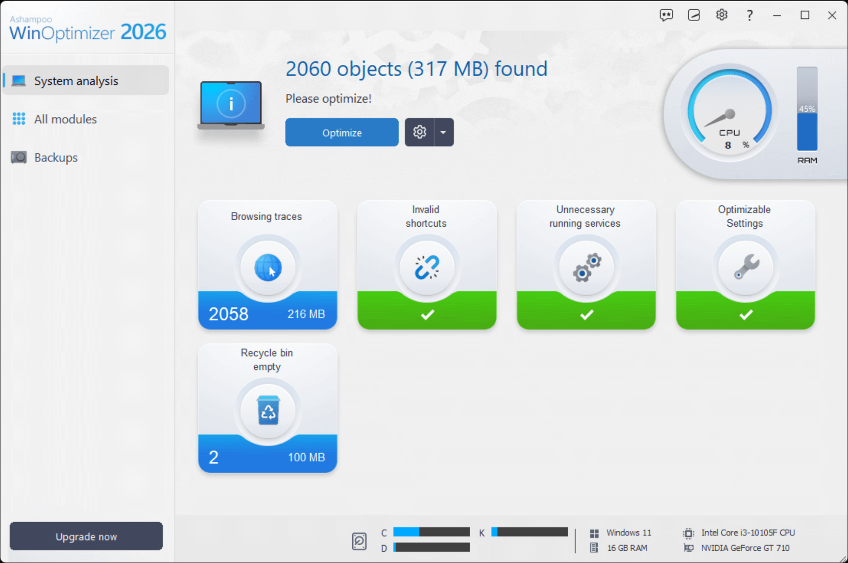 Ashampoo® WinOptimizer 2026