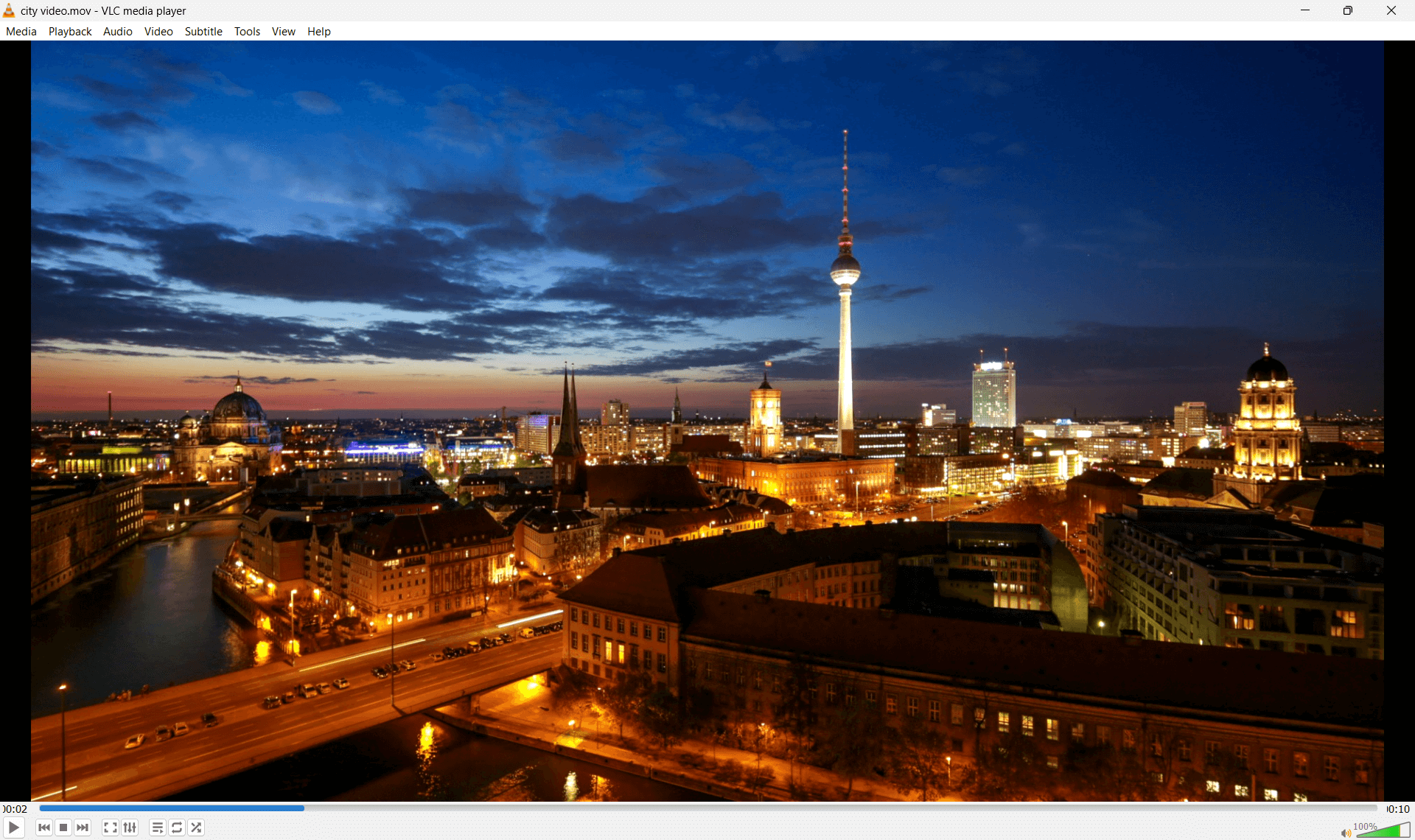 VLC media player - City