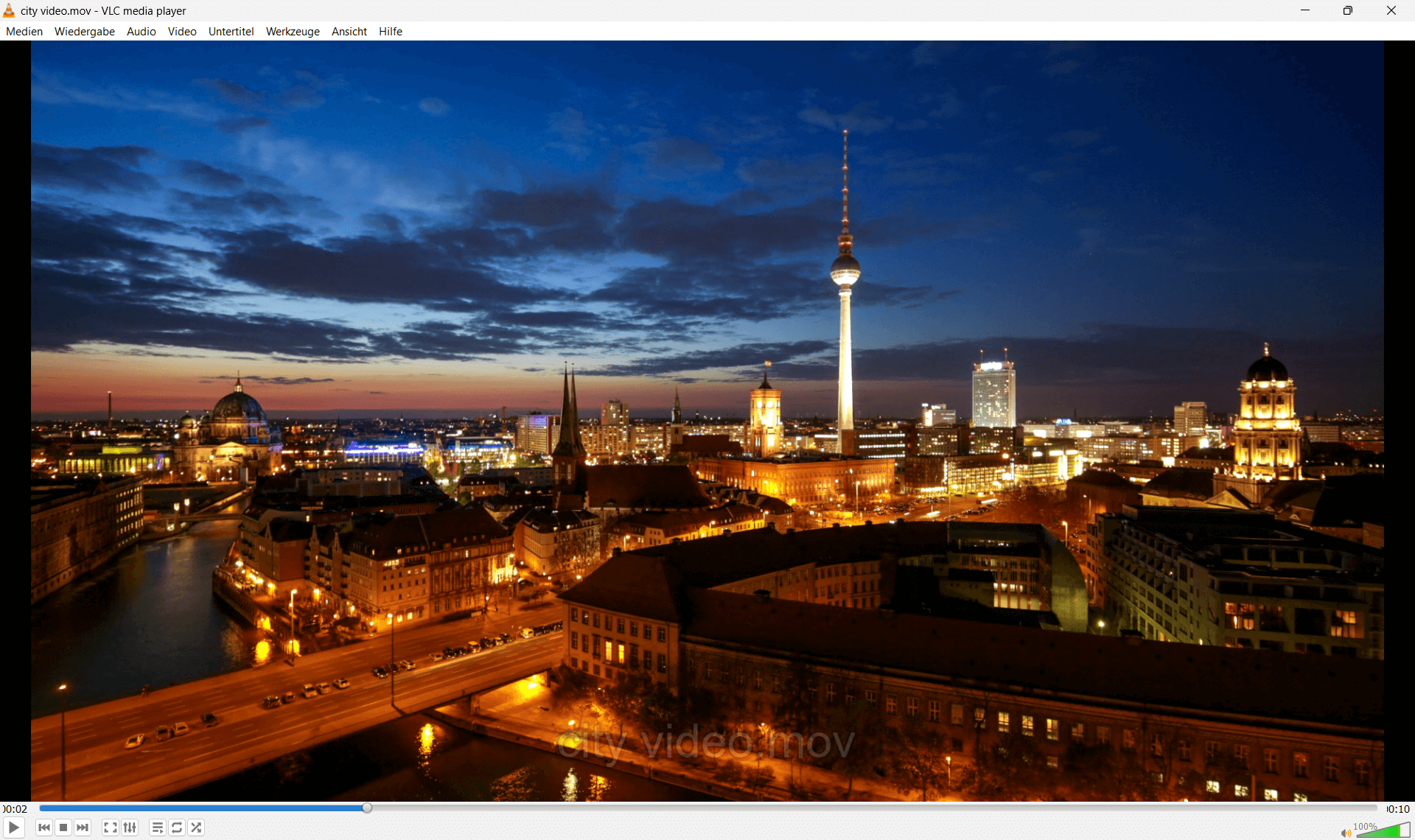 VLC media player - Stadt