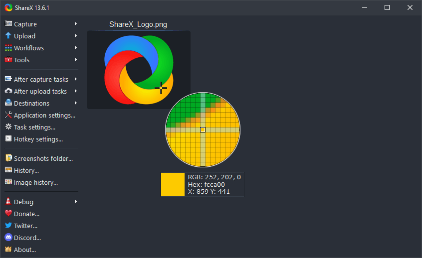 ShareX - Color