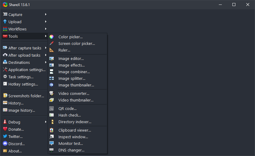 ShareX - Tools