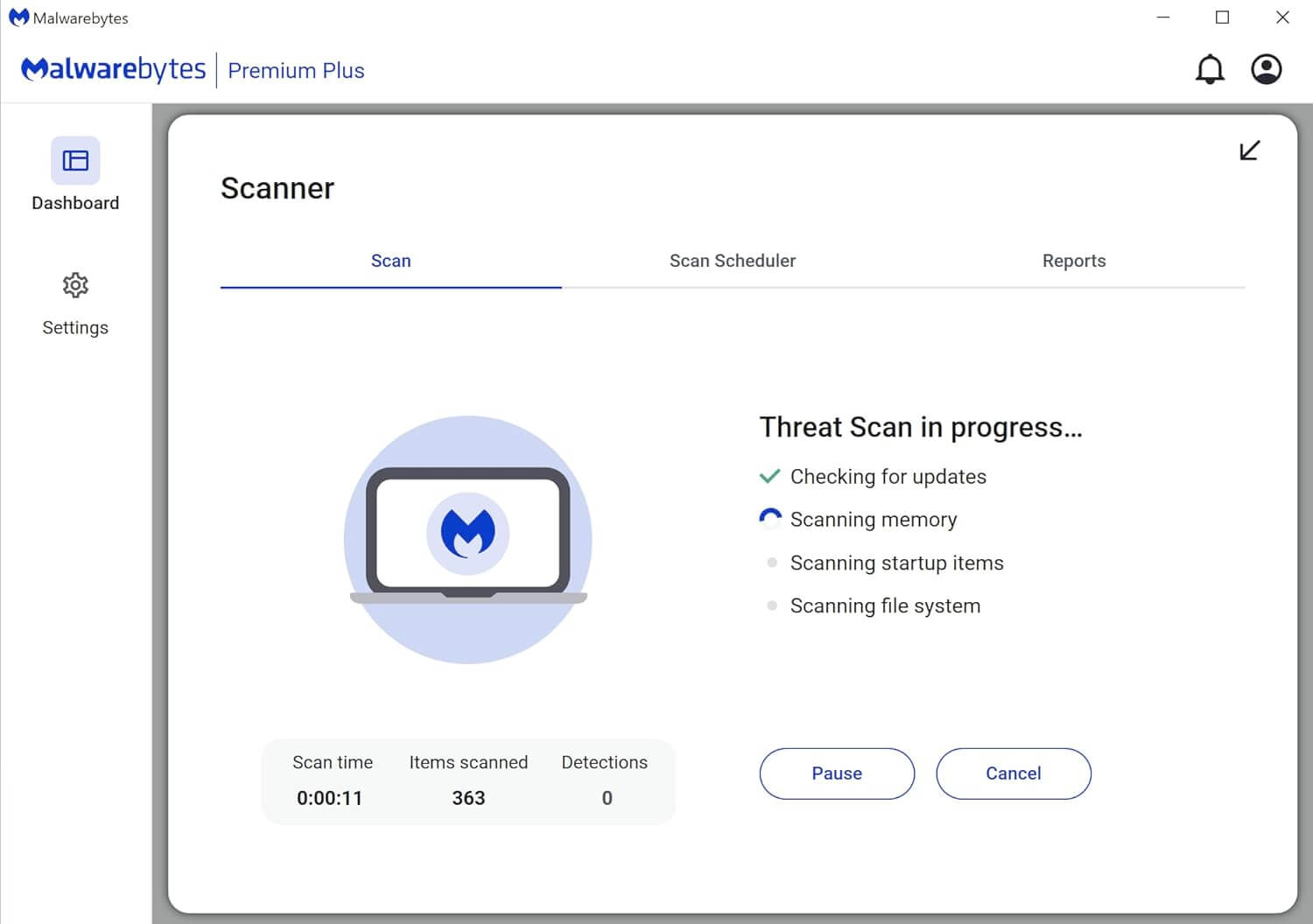Malwarebytes Premium - Scanner