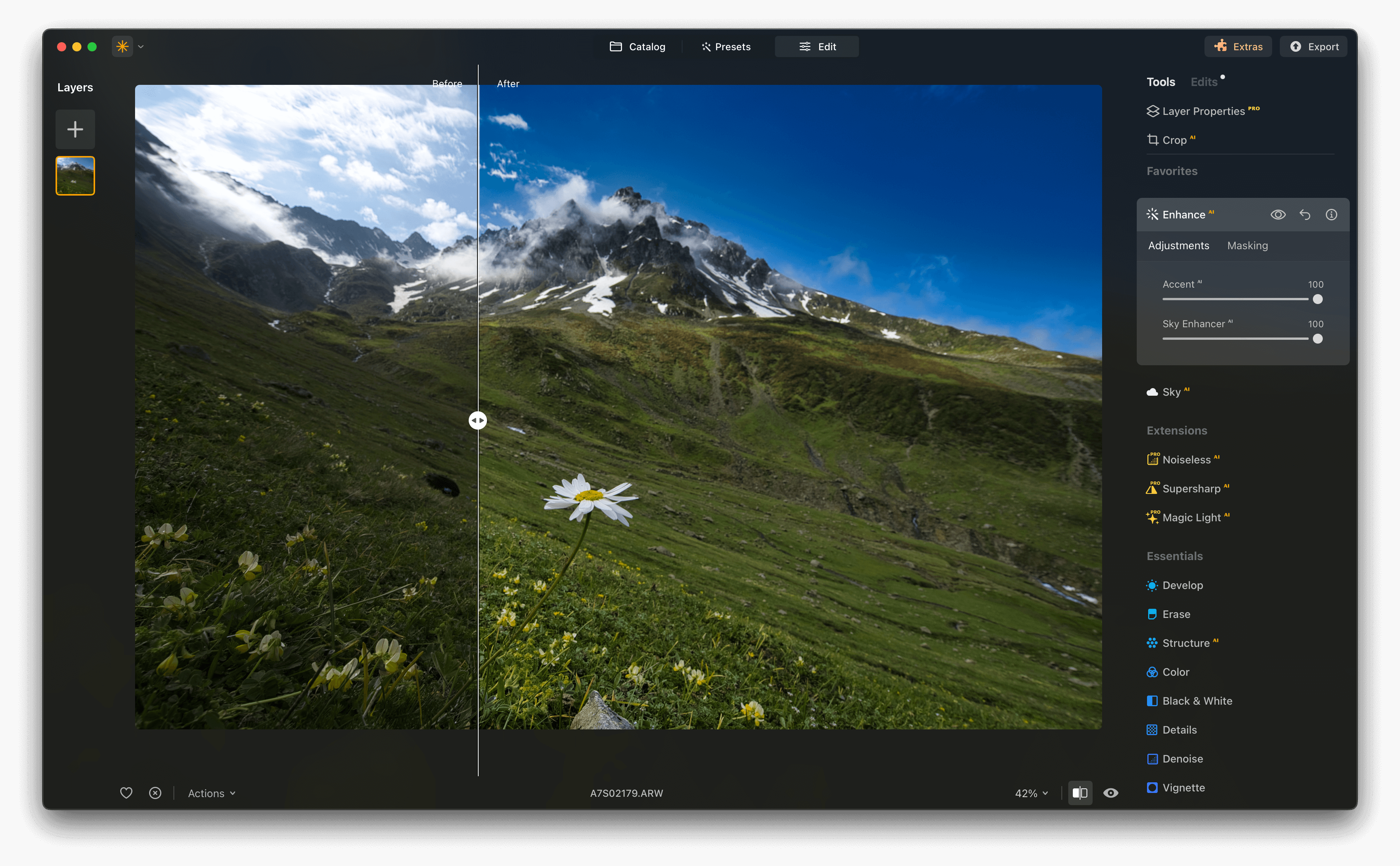 Skylum Luminar Neo - Enhance