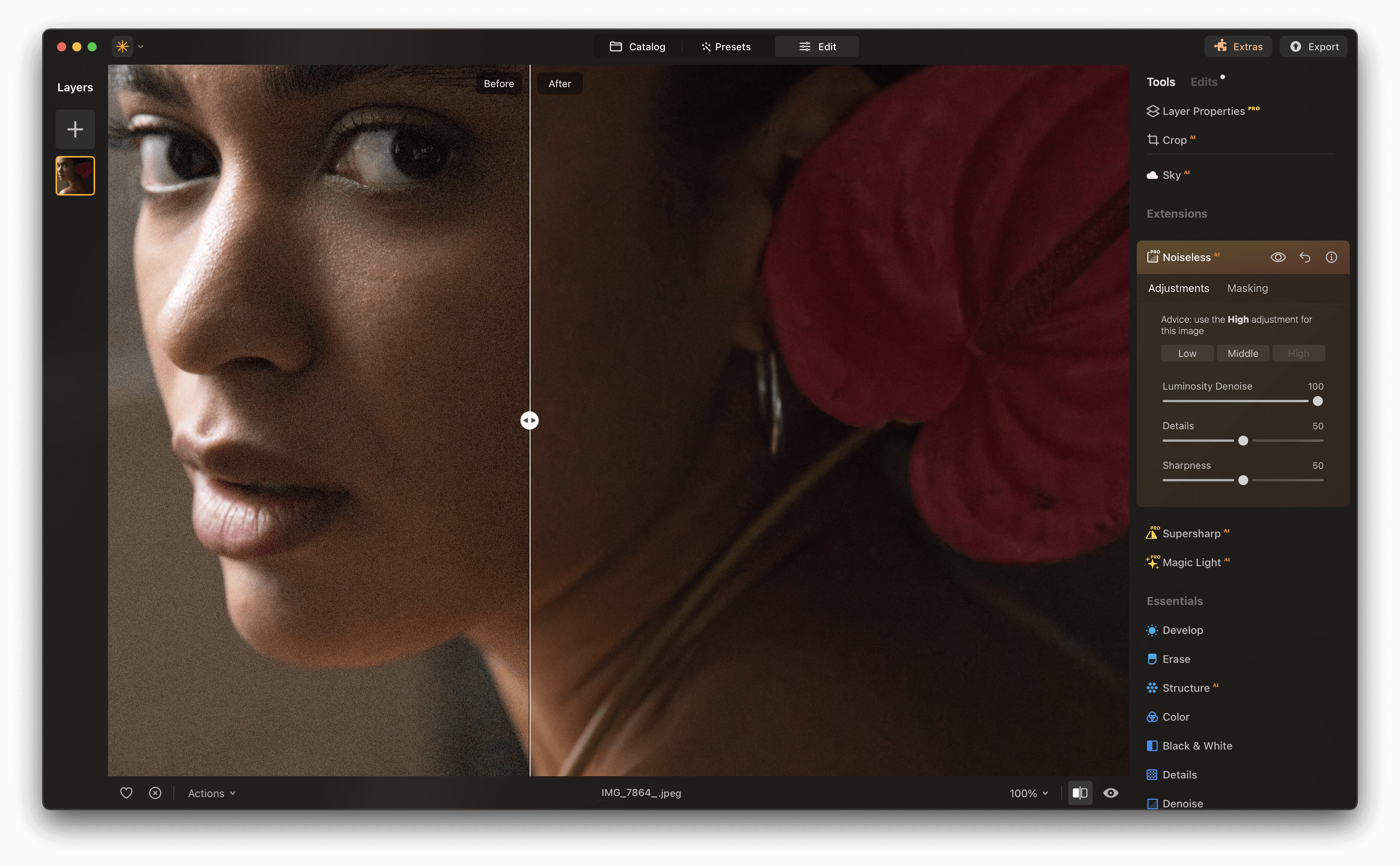 Skylum Luminar Neo - Noiseless