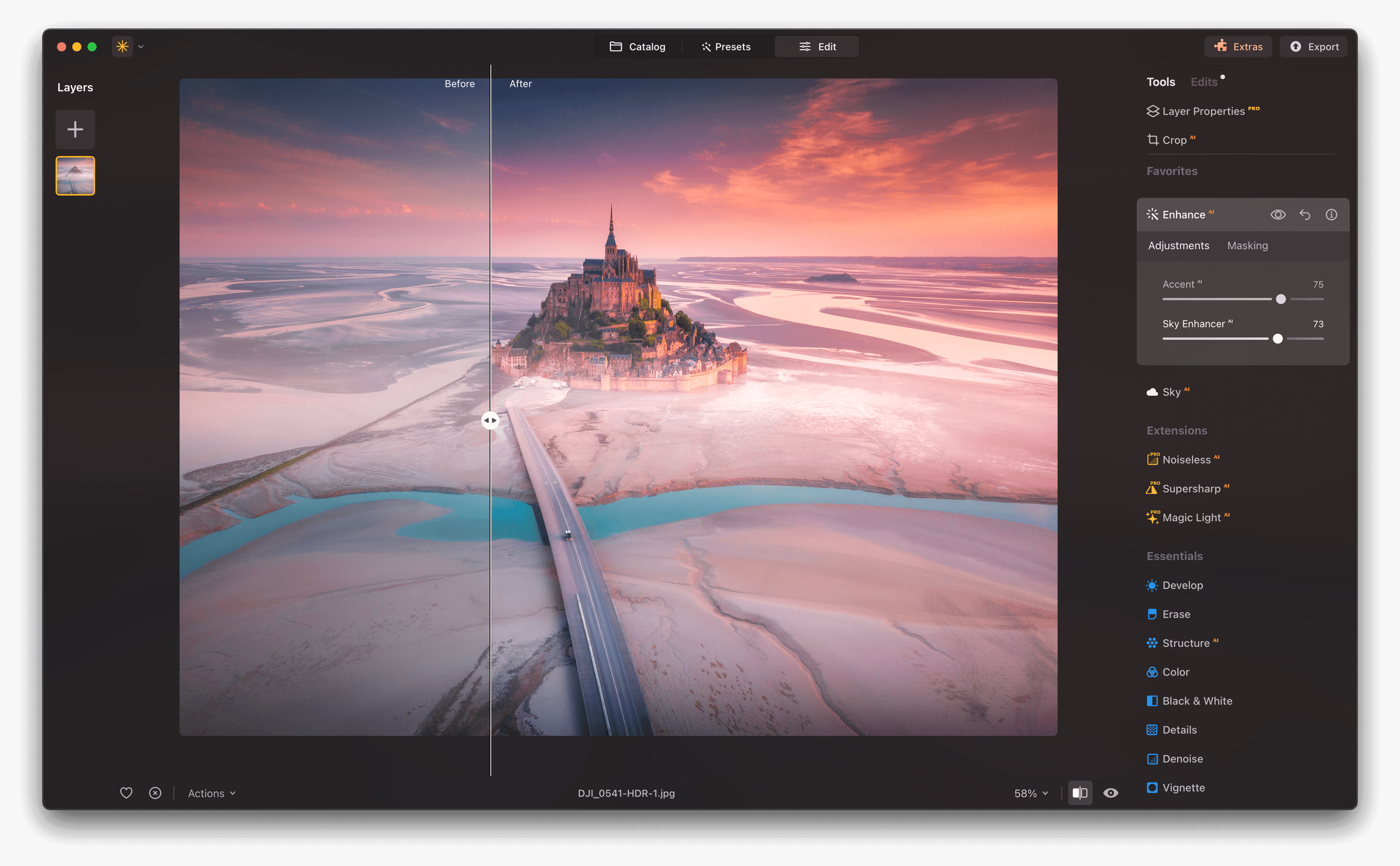 Skylum Luminar Neo - Enhance
