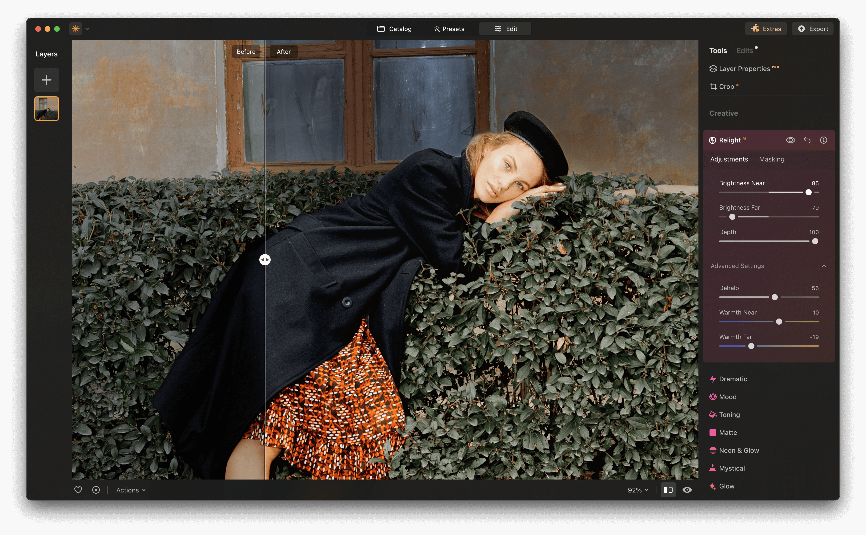 Skylum Luminar Neo - Relight