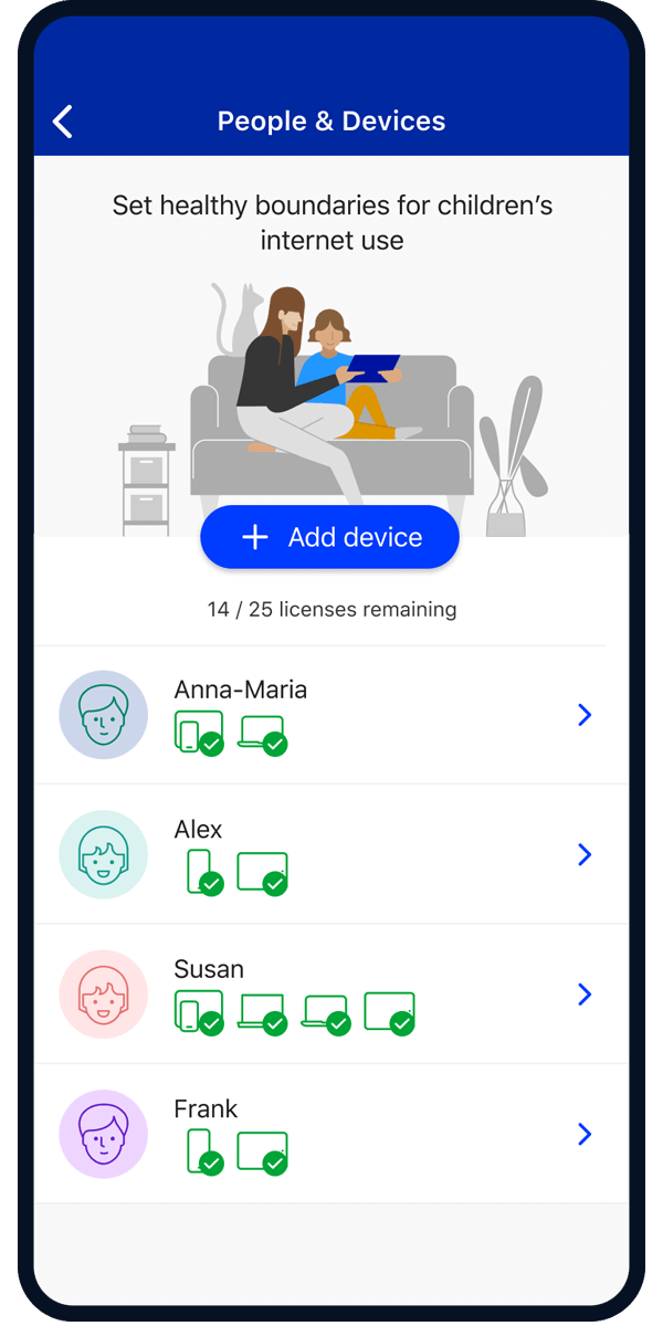 F-Secure Total - People - Devices - view phone 