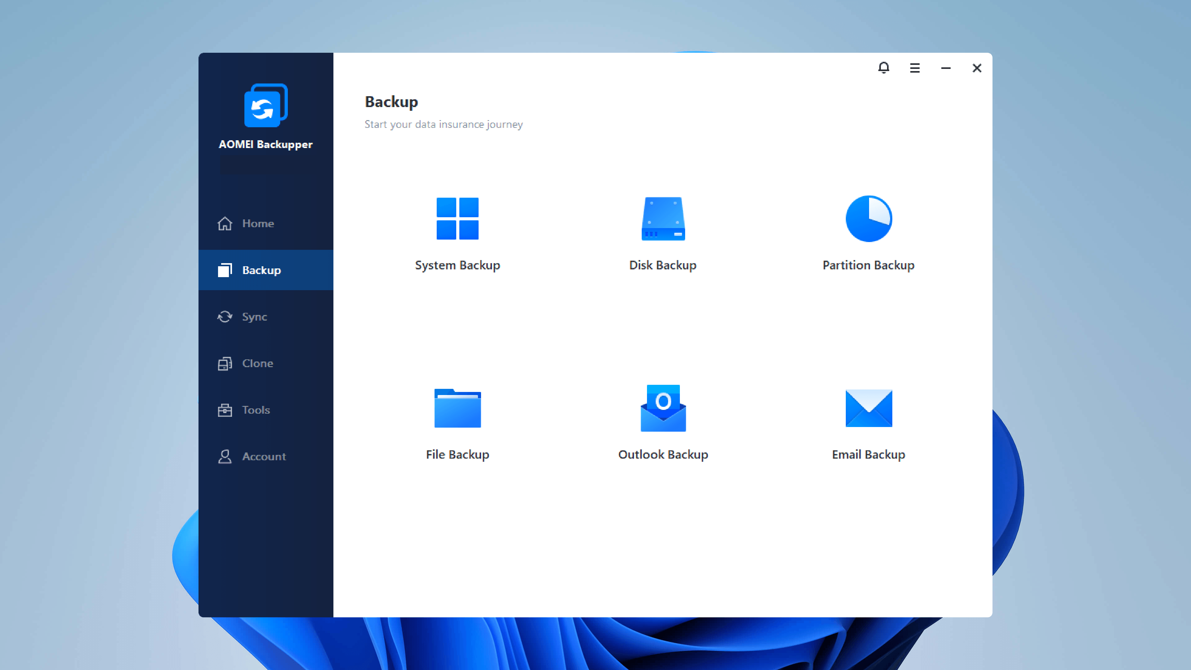 AOMEI Backupper Professional - Backup
