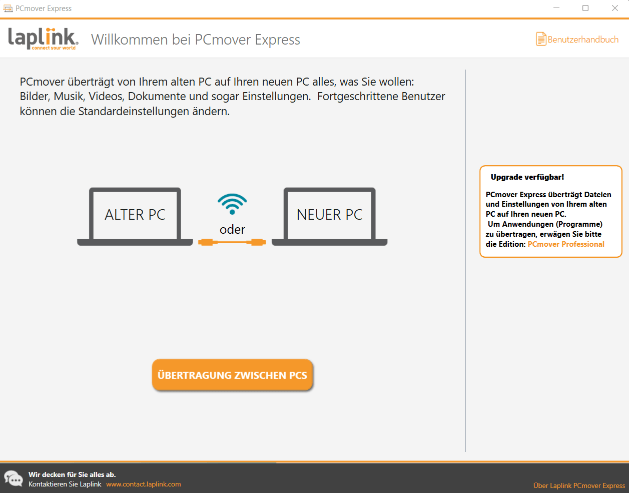 PC Mover Express - Start