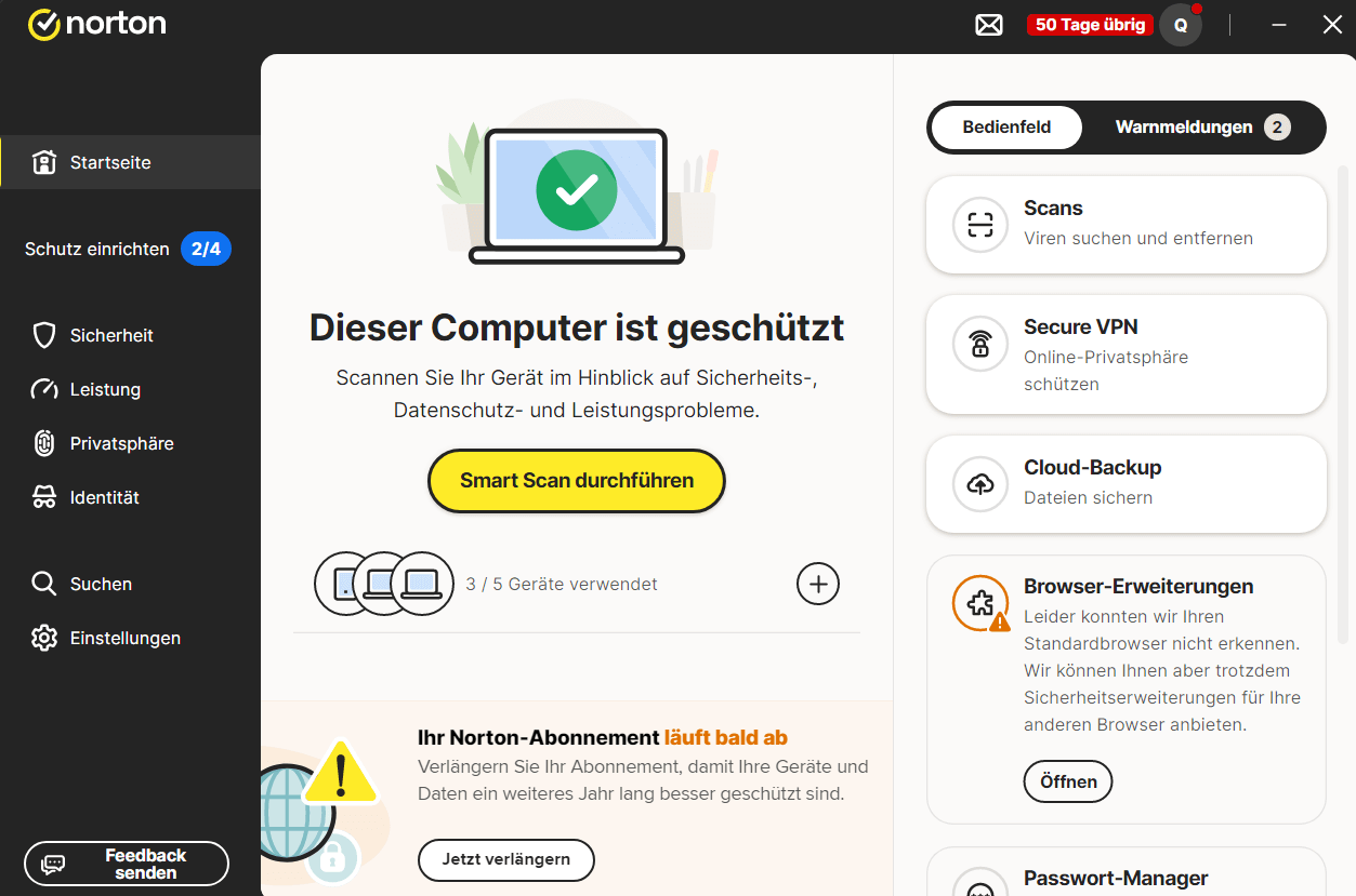 Norton 360 Premium - Start