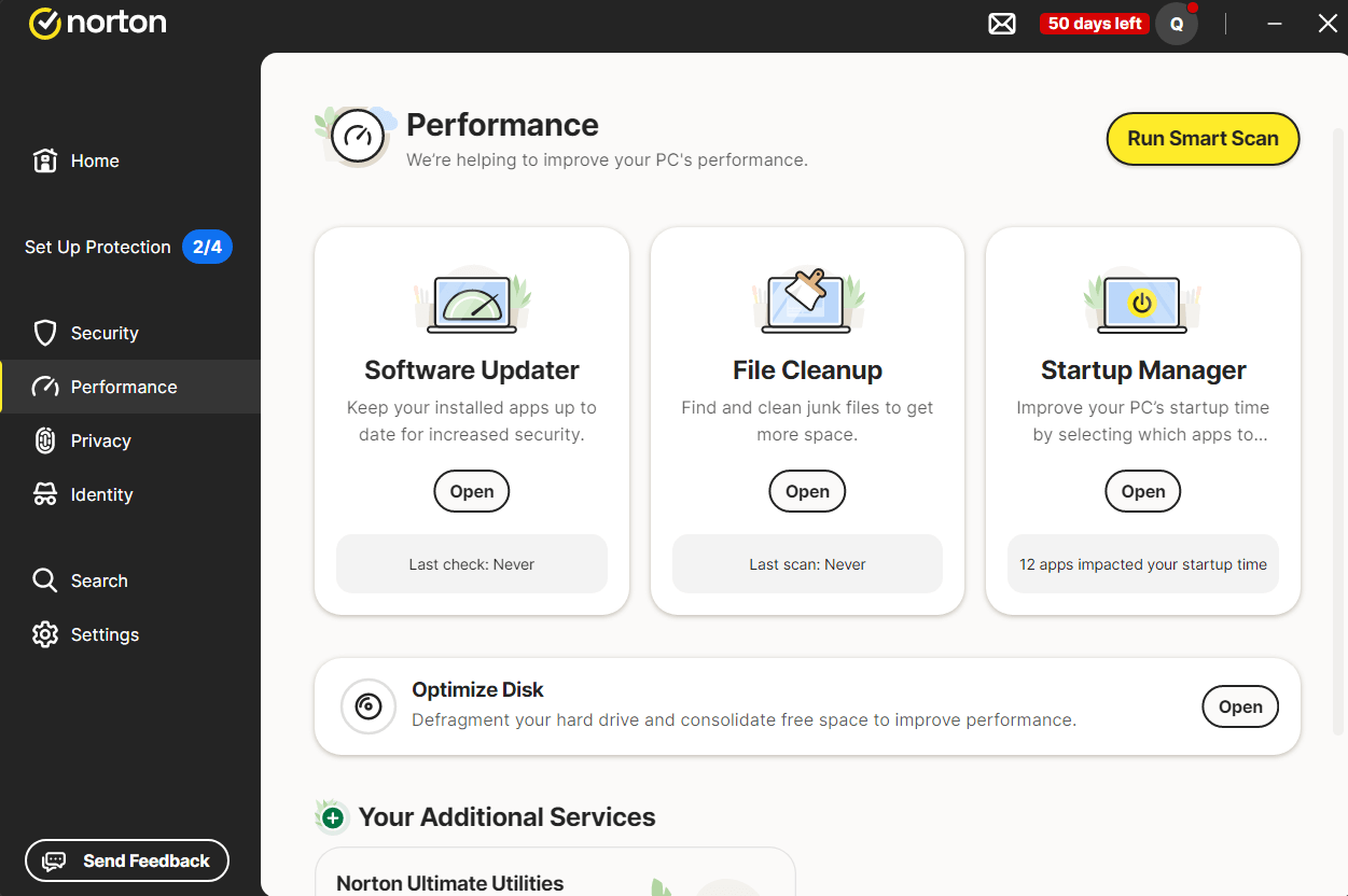 Norton 360 Premium - Performance