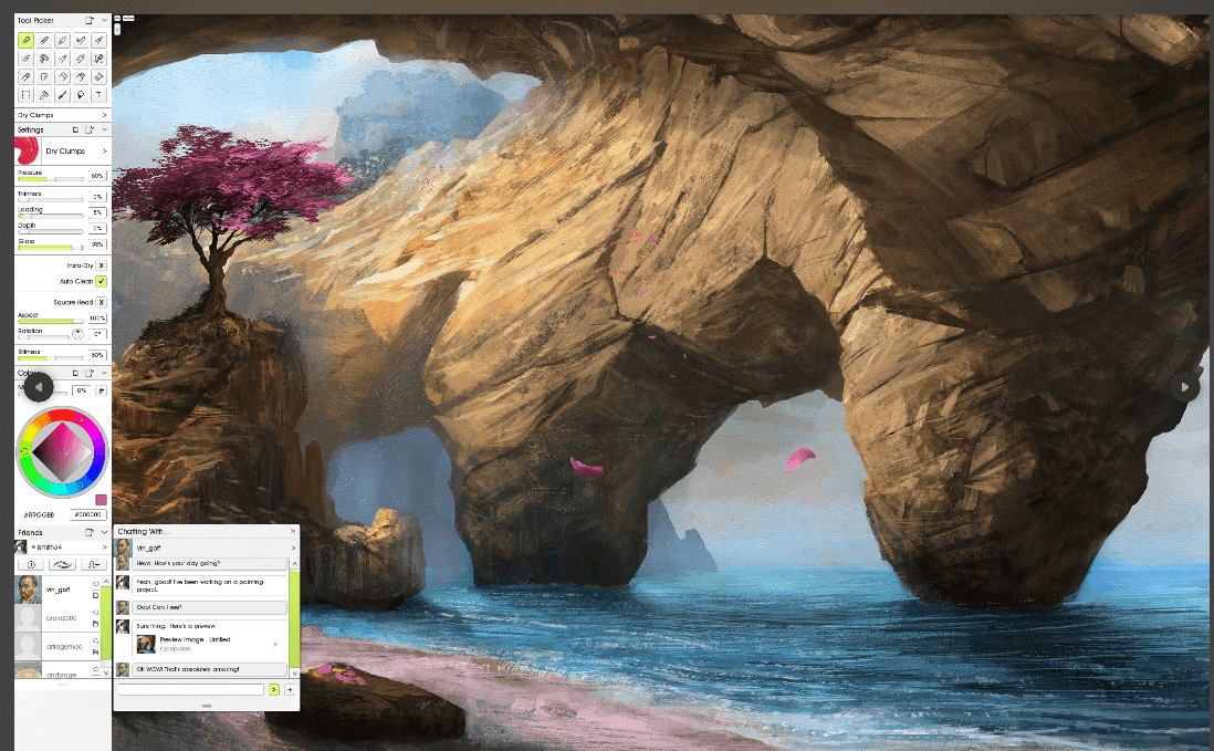 Artrage Vitae - Chat Function