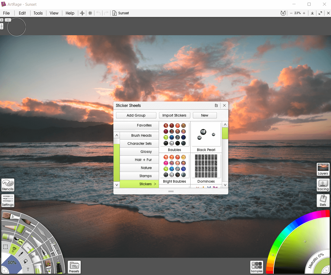 Artrage Vitae - Stickers