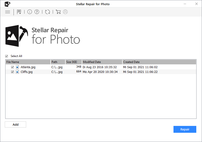 Stellar - Repair for Photo