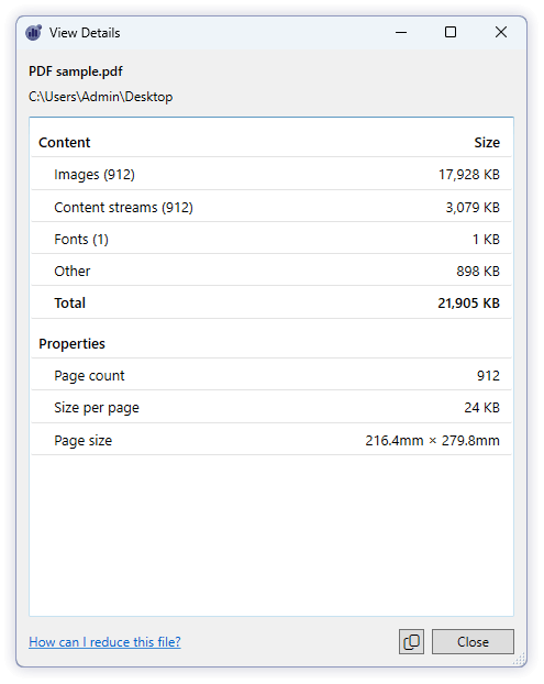 NXPowerLite 11 - Details