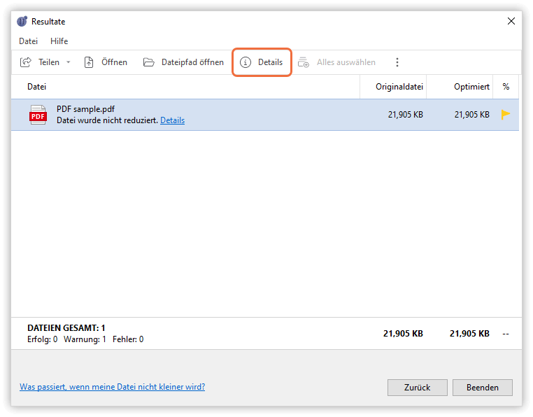NXPowerLite 11 - Details