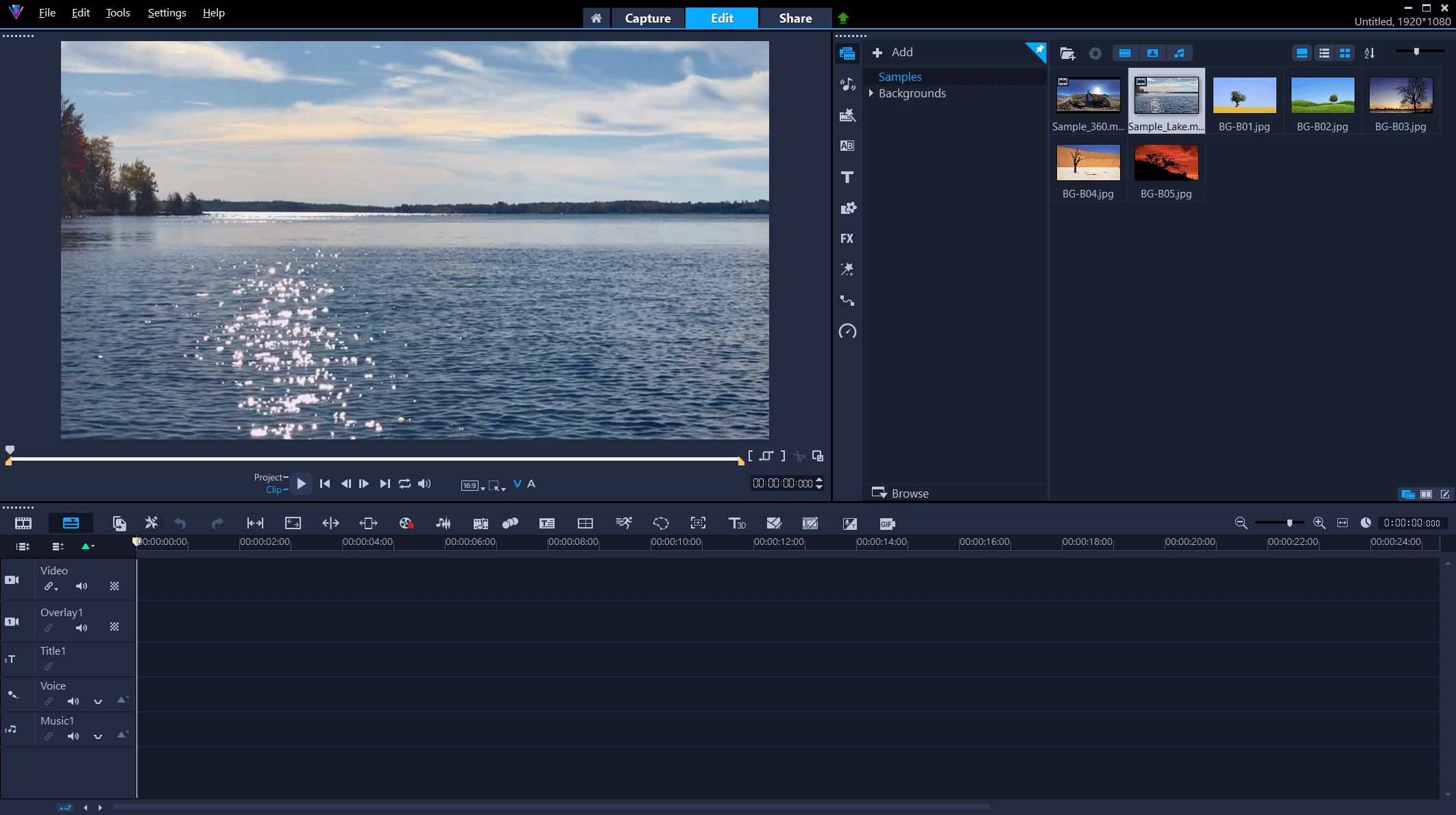 Corel VideoStudio Ultimate 2023 - Start 