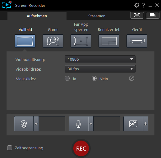 Cyberlink Screen Recorder 4 - Recording