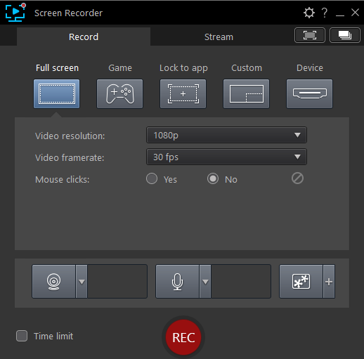 Cyberlink Screen Recorder 4 - recording