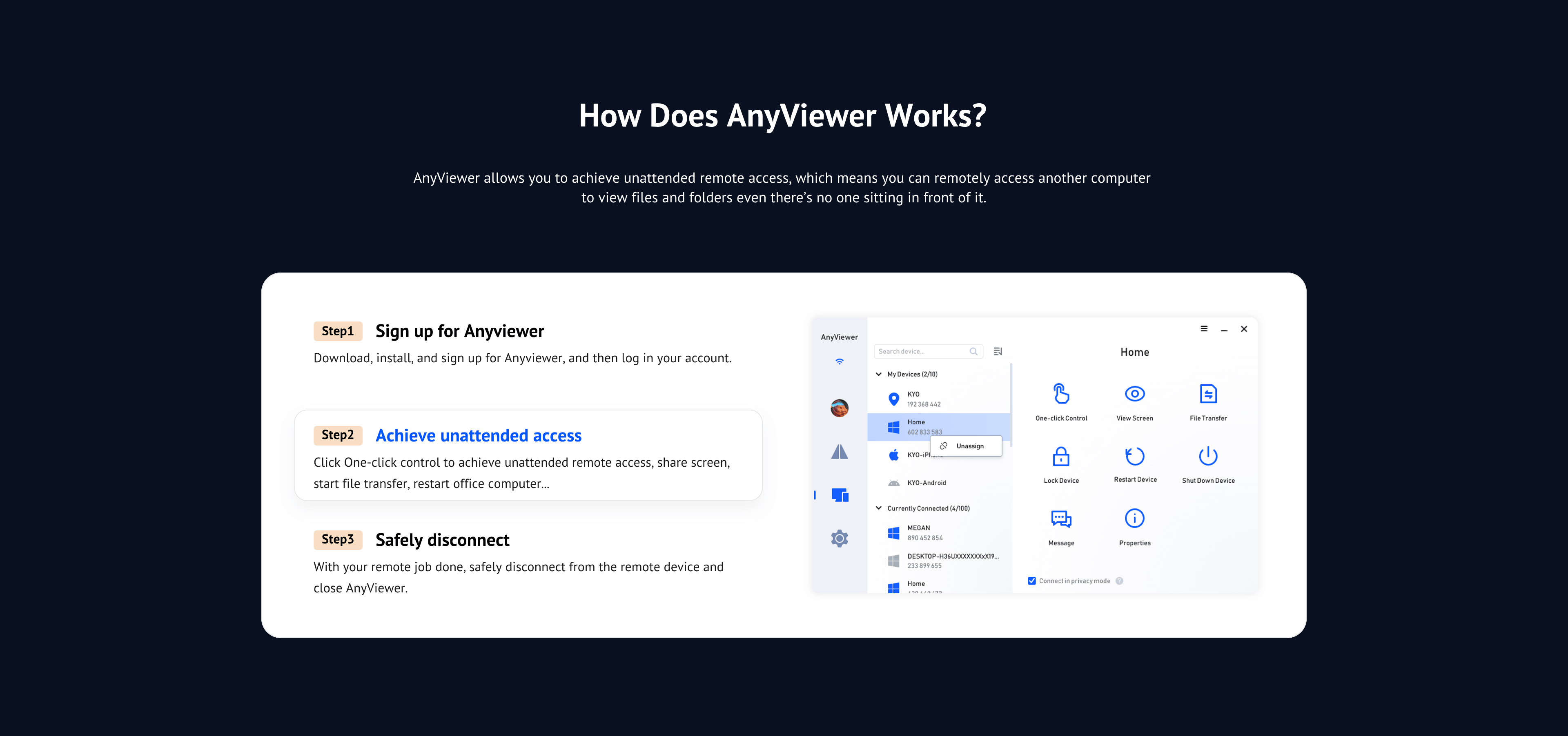 AOMEI AnyViewer - Achieve
