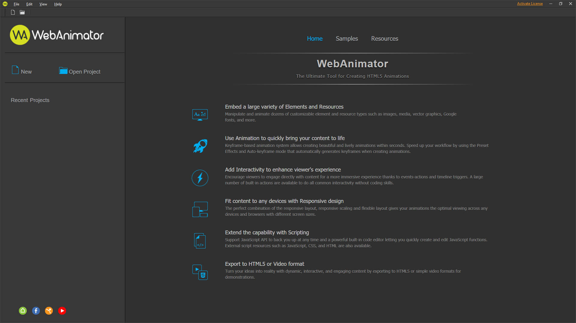 WebAnimator Start