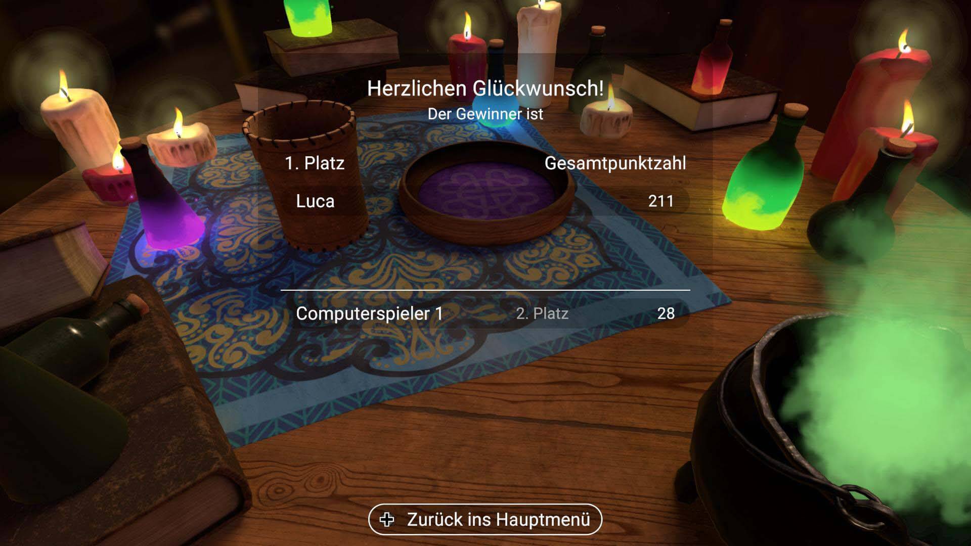 Kniffel - Rundenende 