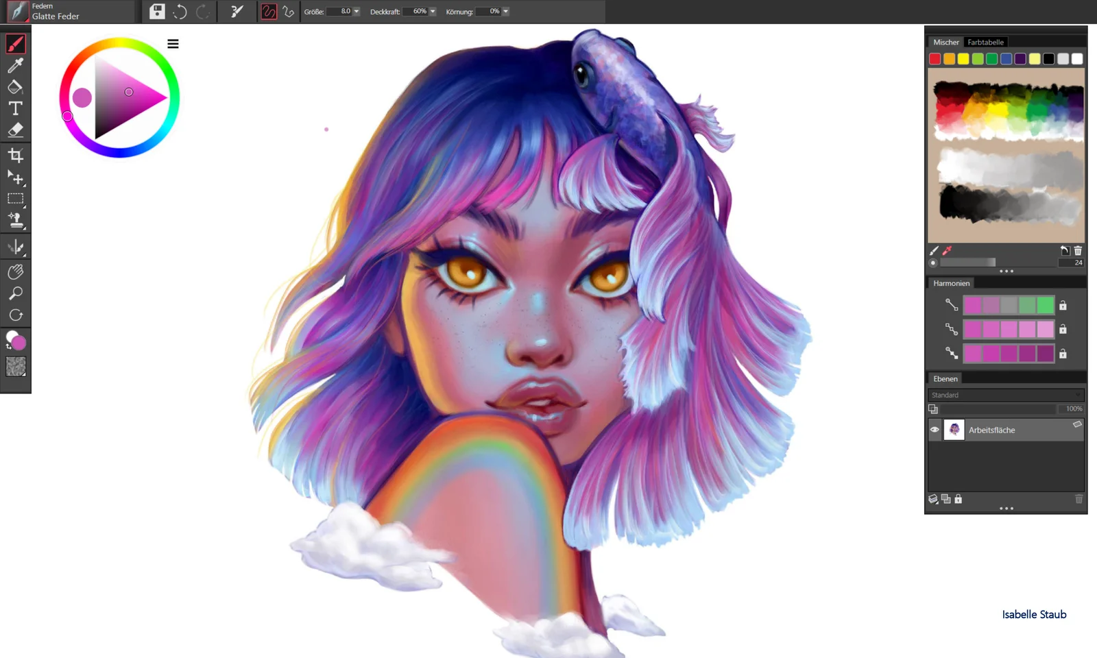 Corel Painter Essentials 8 - Bearbeiten mit Stift 