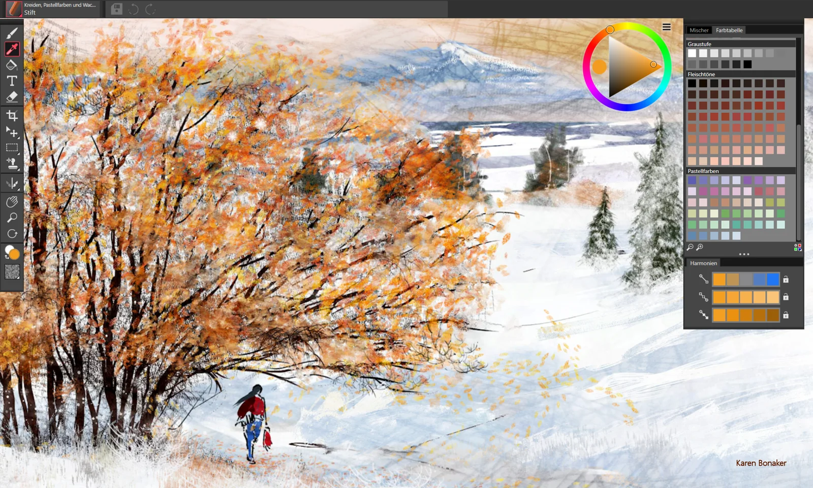 Corel Painter Essentials 8 - Farbauswahl 