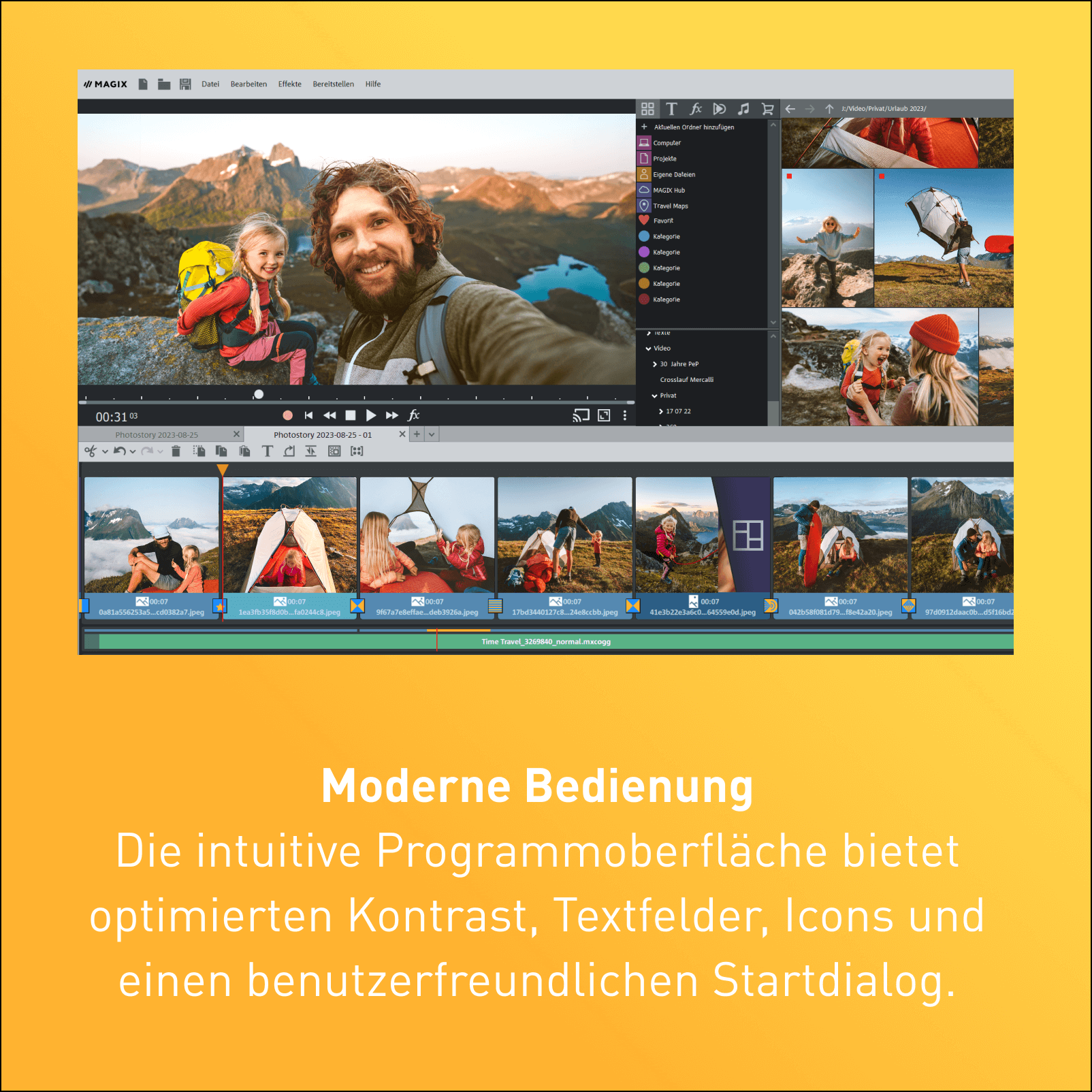 Photostory deluxe 2025 - Bedienung