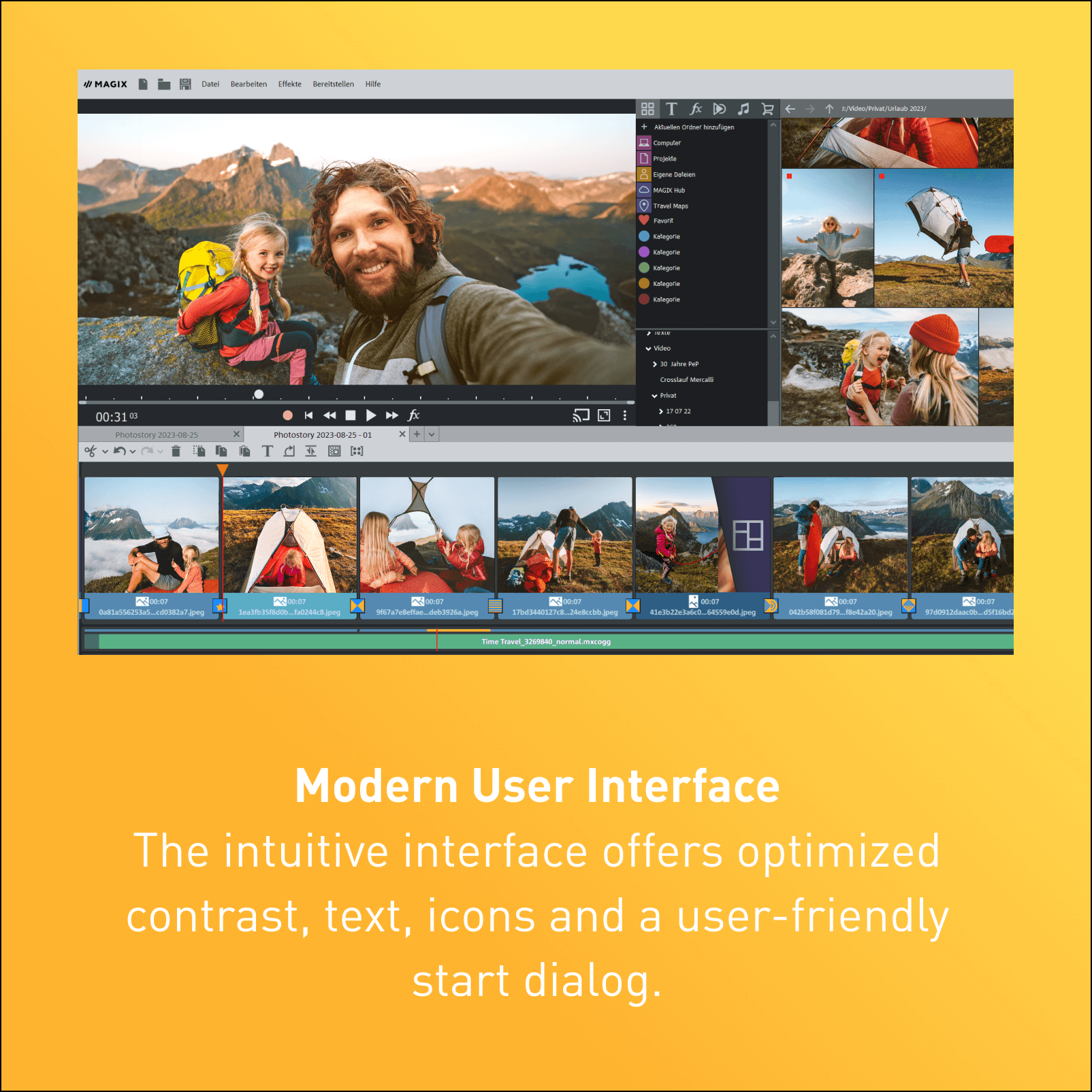 Photostory deluxe 2025 - Interface