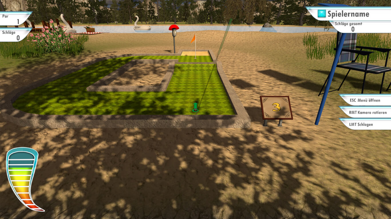 3D MiniGolf - Beispiel 4