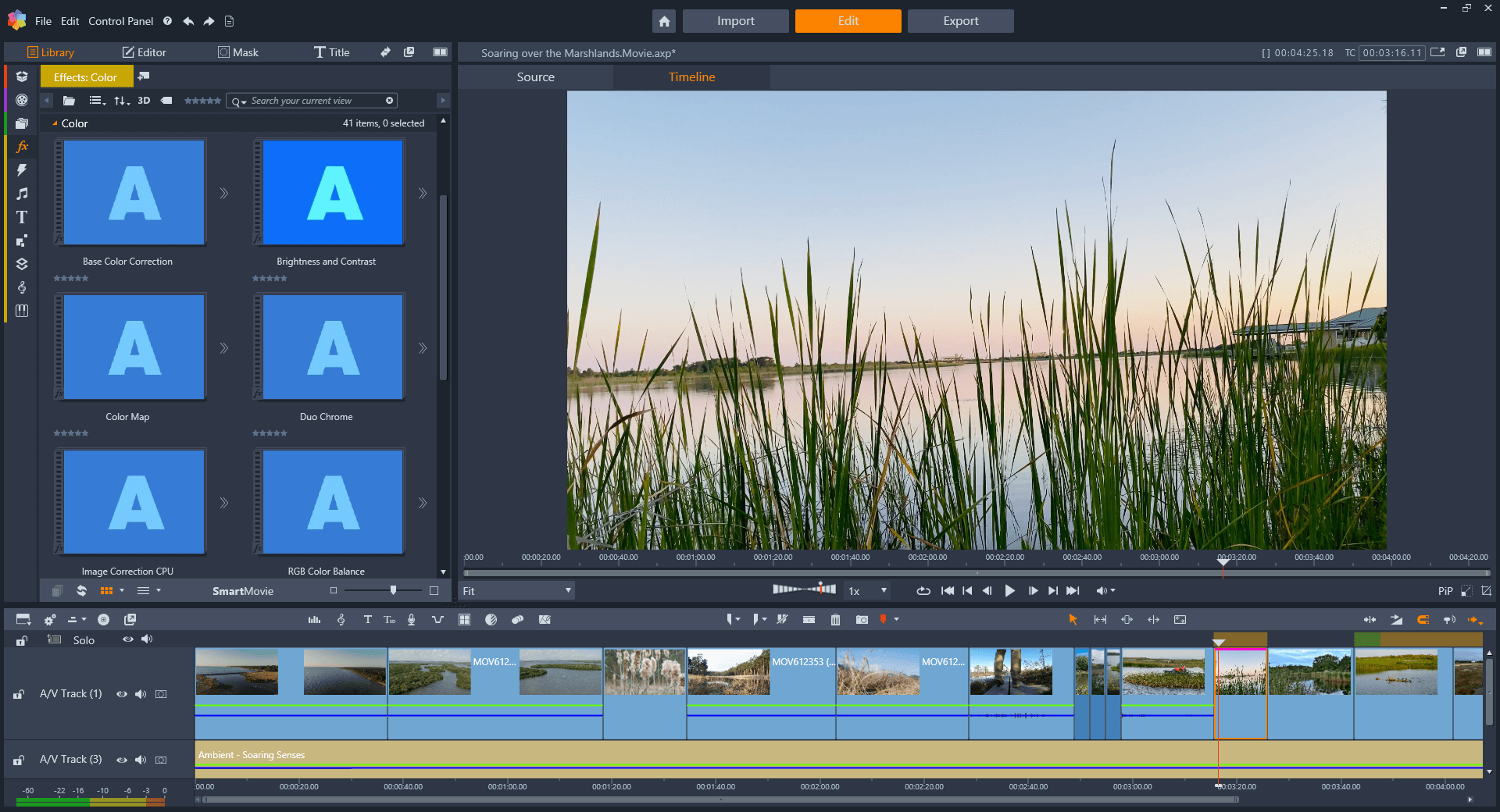 Pinnacle Studio 26 - Effects