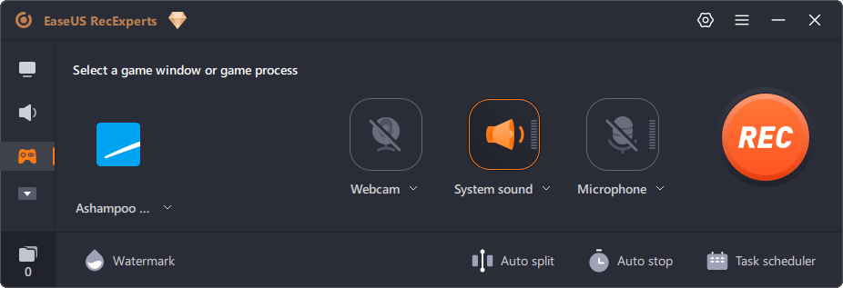 EaseUS RecExperts - Game recording 