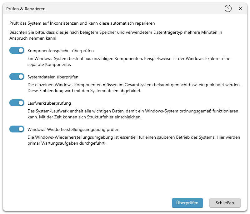 O&O Defrag 30 Professional - Prüfen